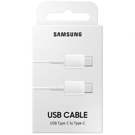Samsung Cable USB tipo C a tipo C EP-DA705 Blanco 1m